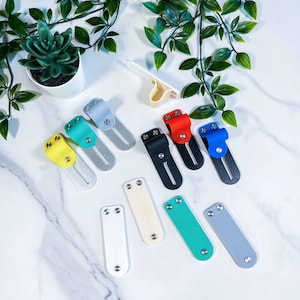 Phone Grip Holder Upgrade Phone Grip Portable Finger Strap Kickstand Phone Loop Phone Stand Finger Bracket for Universal Phone Charms