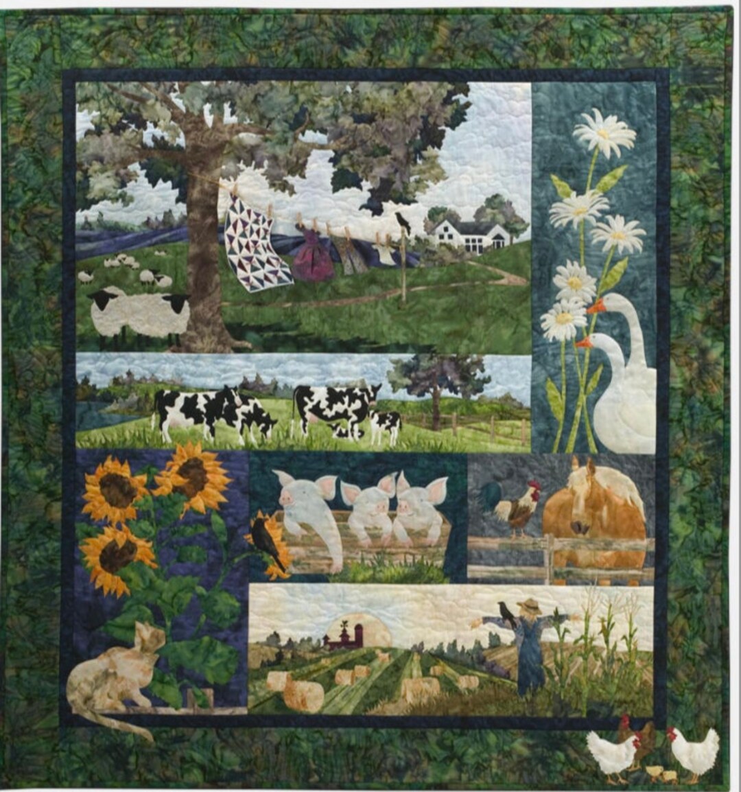 Storybook Farm Quilt Kit Designed by Mckenna Ryan, Patterns NOT