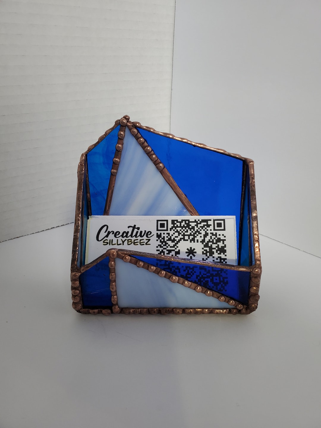 Stained Glass Business Card Holder Etsy