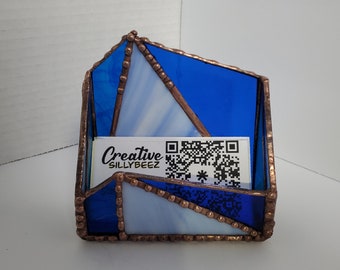 Stained Glass Business Card Holder