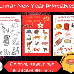 Lunar New Year printable bundle