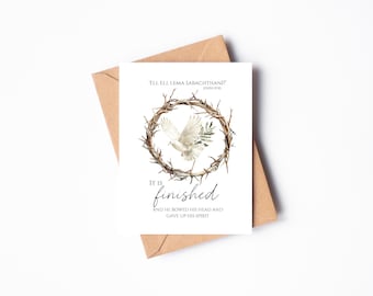 Easter Notecard Printable, 4.25" X 5.5" Resurrection Notecards, Digital download Easter Notecard, Christian Greeting Cards