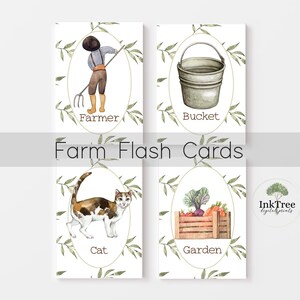 Farm Flash Card Pintable&#39;s, Animal Flash Card Pintable&#39;s, Educational Pintable&#39;s