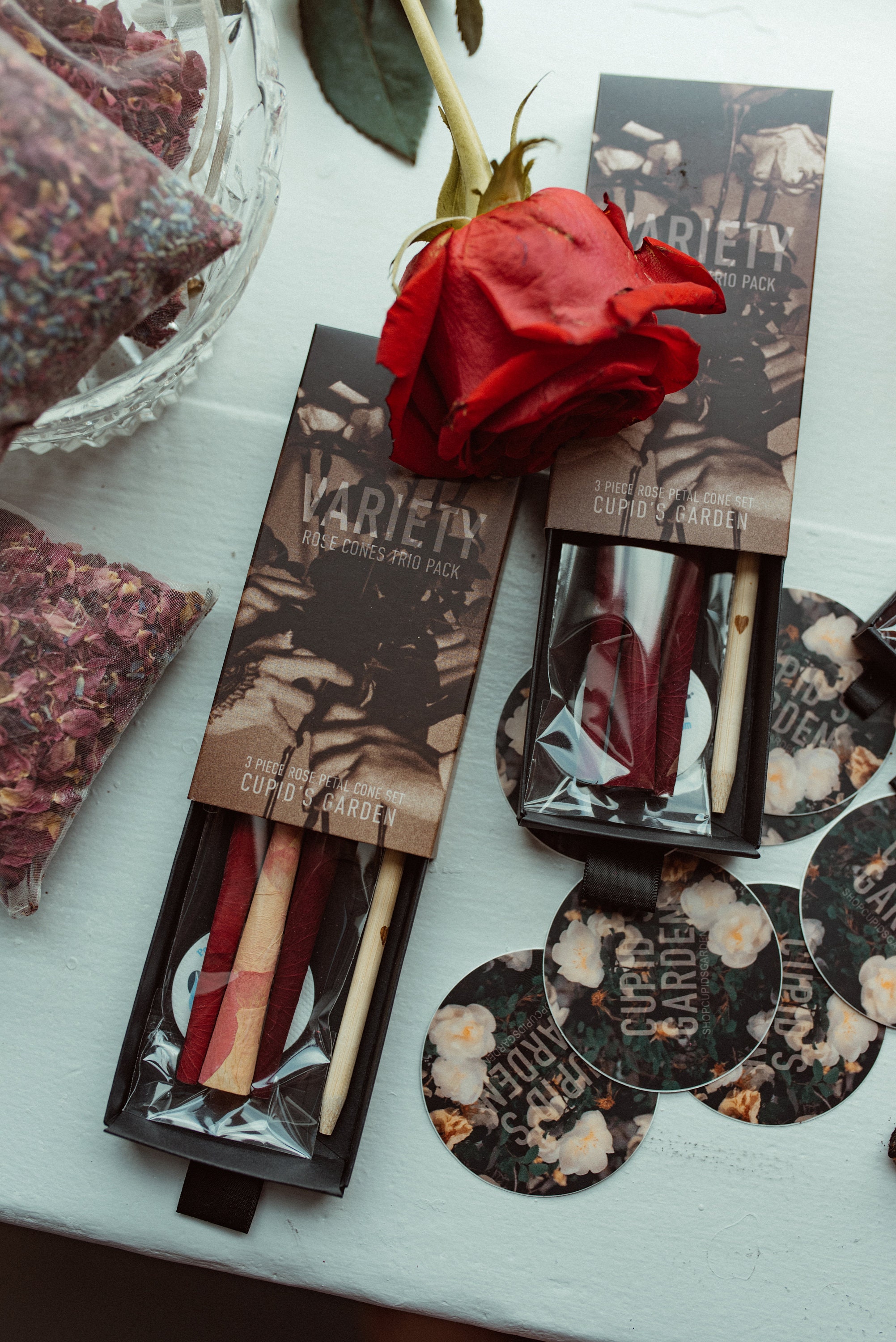 Juliet Rose Petal Cones 3 Pack - Etsy