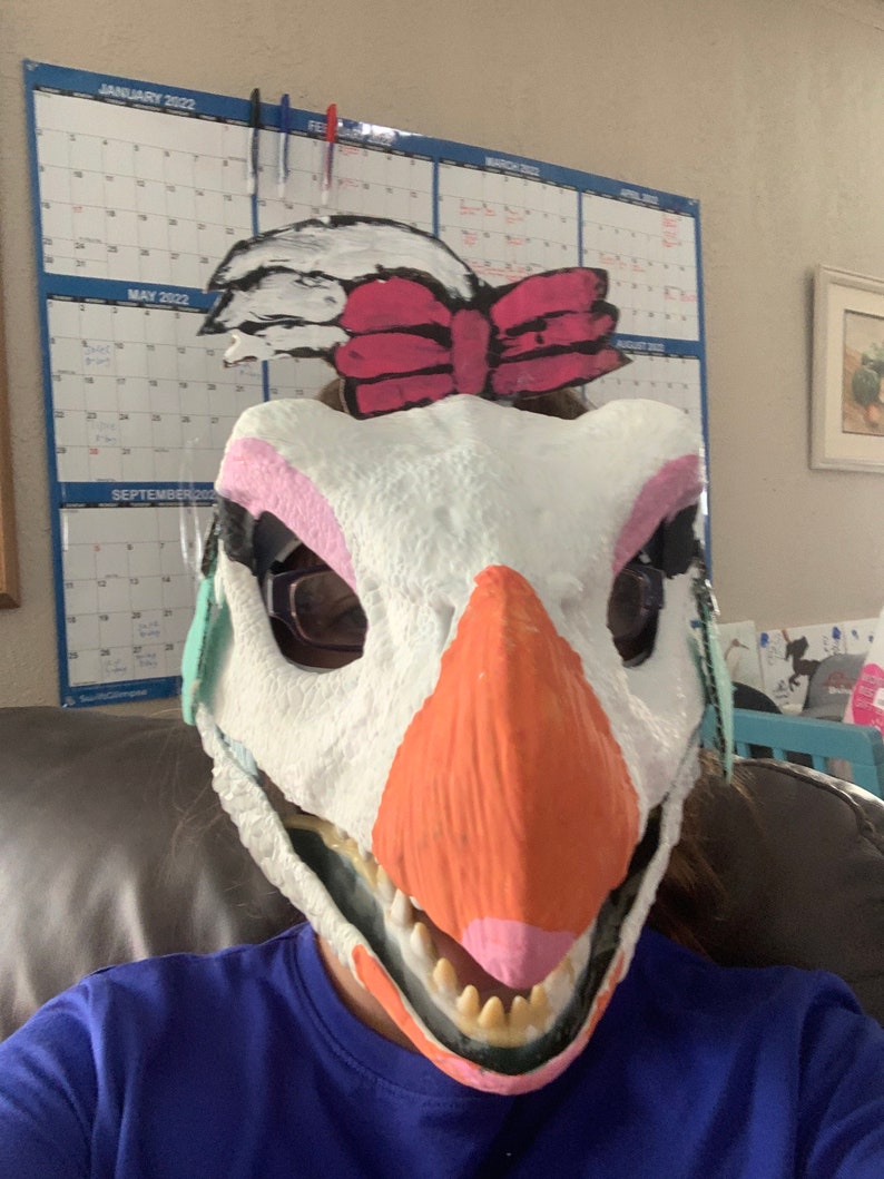 Fnaf Glamrock Chica Mask - Etsy Australia