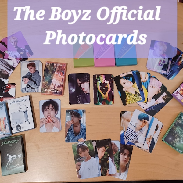 The Boyz Offficial Photocards