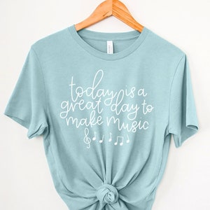 Great Day to Make Music Shirt, Music Teacher Shirt, Elementary Music Teacher Tee, Director Shirt