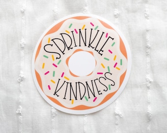 Strooi vriendelijkheid sticker, leraar sticker, vriendelijkheid sticker, positiviteit sticker