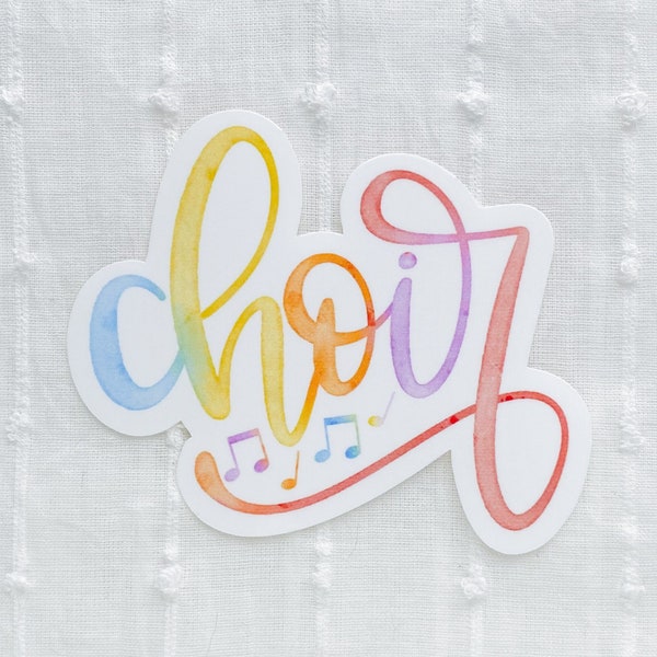 Choir Sticker, Choir Director Sticker, Music Teacher Sticker, Music Decal, Choir Decal