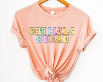 Specials Squad Varsity Font T-shirt, Specials Teacher Tee, Specials Team Shirt