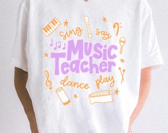 Music Teacher Shirt, Elementary Music Teacher T-Shirt