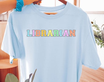 Librarian T-Shirt, Library Shirt, Media Specialist Shirt, Librarian Tee