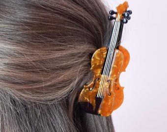 Violin Hair Clip, Viola Hair Clip