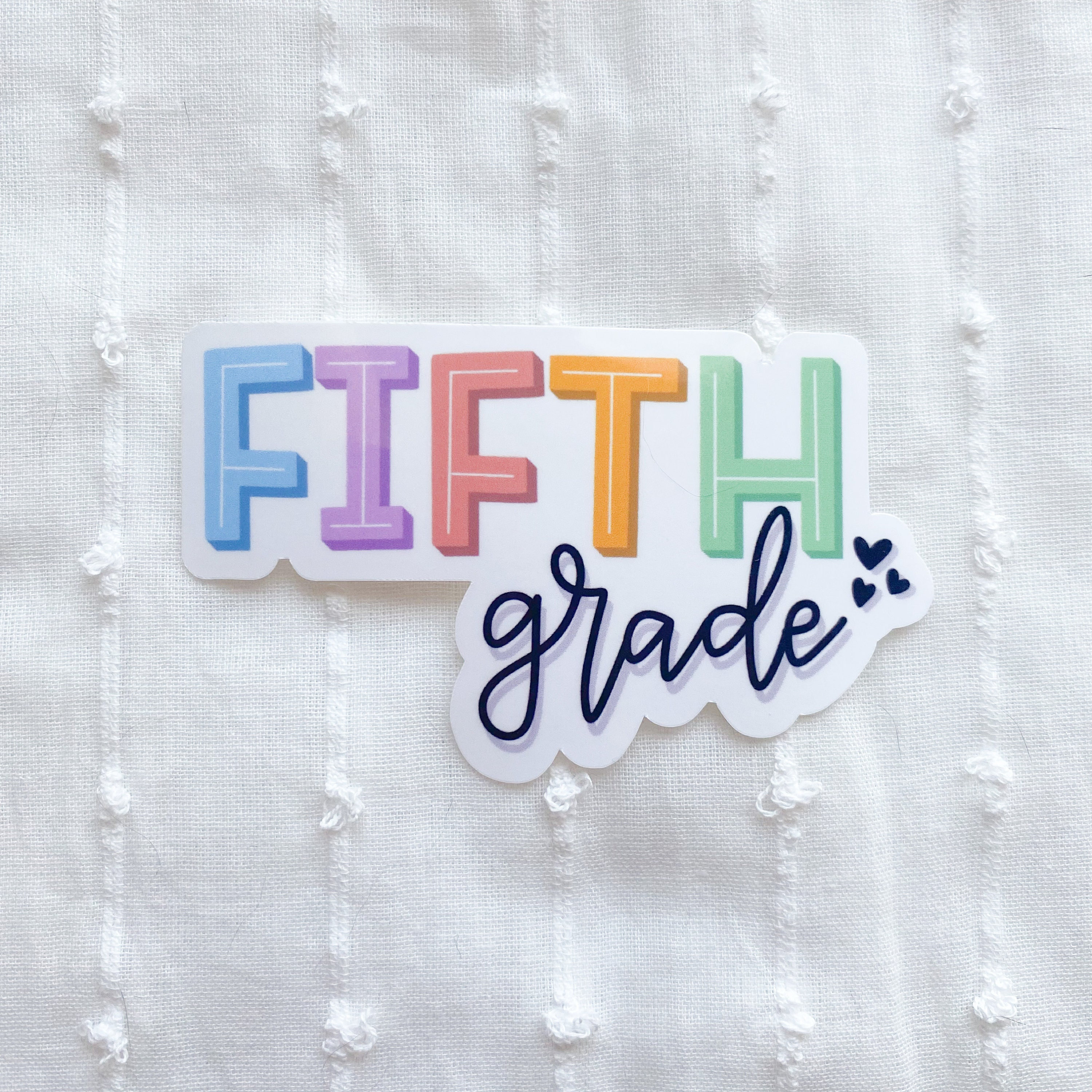 Fifth Grade Sticker, 5th Grade Teacher Sticker - Etsy
