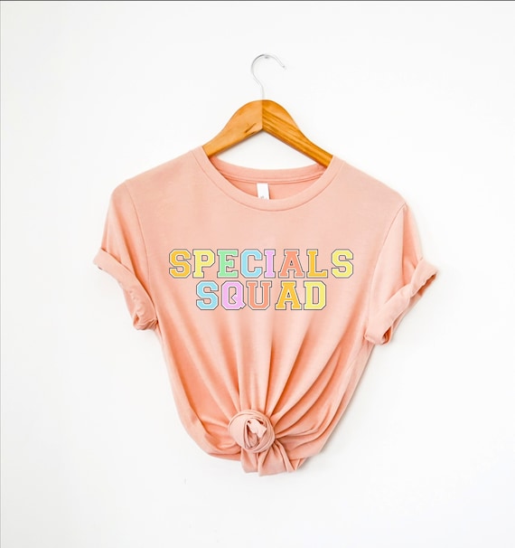 Specials Squad Varsity Font T-shirt, Specials Teacher Tee, Specials Team Shirt