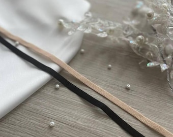 Soft plain Elastic 6 mm – elastic Trim for Lingerie & Bra Making