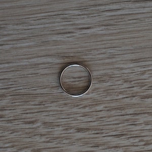 Anello per lingerie argento 10 mm per intimo, anello per reggiseno, anello per slip, minuteria immagine 2