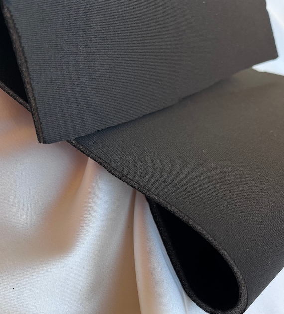 Reggiseni Cut Sew Cut And Sew Laminated Cup Fabric For Bra Making Black  Gommapiuma Nera Per
