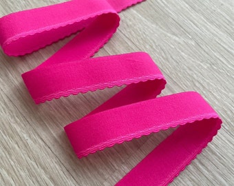 20mm fucsia elastic, bra elastic, elastic for underwear