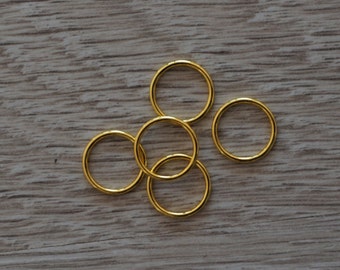 Anello per lingerie oro 10 mm per intimo, anello per reggiseno, anello per slip, minuteria