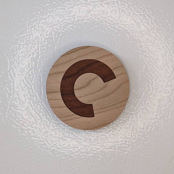 Criterion Collection Magnet - Cherry Wood | Laser Cut and Engraved Wood Magnet | Cinephile Magnet