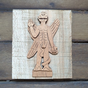Pazuzu - The Exorcist - African Mahogany