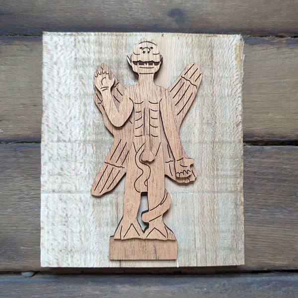 Pazuzu - The Exorcist - African Mahogany