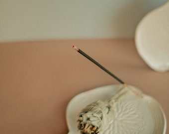 Ceramic Incense Holder | Handmade Incense Burner | Minimalist Decor  | Yoga Gift | Gift for Her