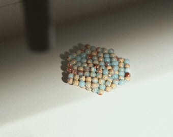 Cerotti per gli occhi in diaspro e pelle di serpente – Maschera per gli occhi in pietra rinfrescante riutilizzabile per alleviare gonfiore, rilassamento e tensione – Trattamento naturale per il contorno occhi