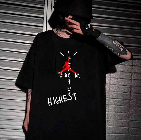 T shirt Cactus Jack Travis Scott Cactus Jack maglietta rap