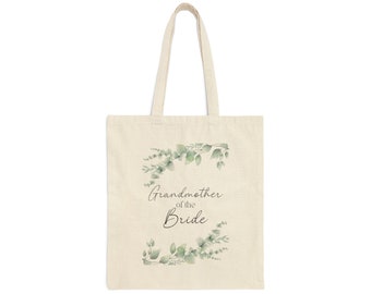 Grandma Wedding Gift, Grandmother of the Bride Gift, Grandmother Of The Bride Bag, Gift From Granddaughter, Gift For Grandma Floral Monogram