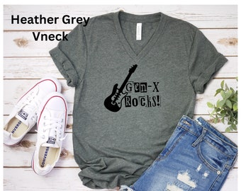 Gen X Rocks Graphic Tee: 80s Kid Rock and Roll T-Shirt