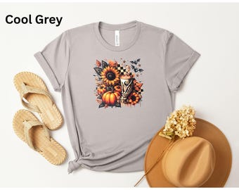 Sunflower Art Deco Fall T-Shirt