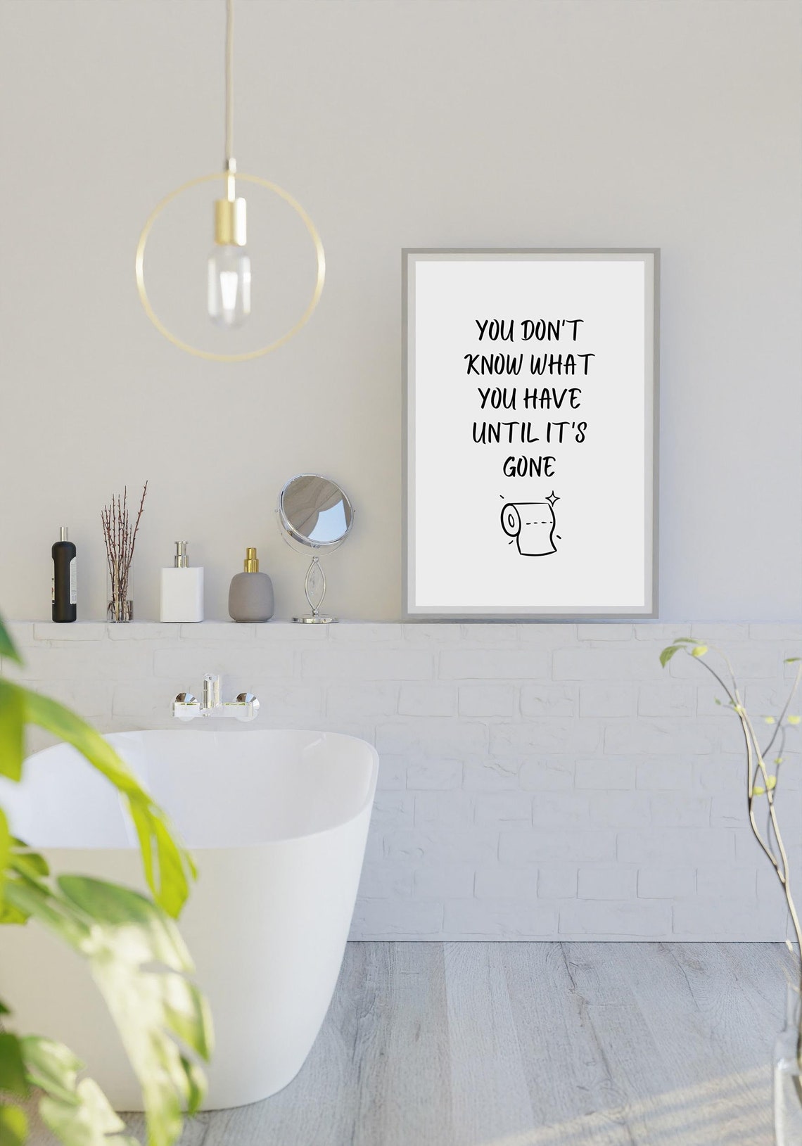 Funny Toilet Sign No Toilet Paper Toilet Roll Joke Vintage Etsy