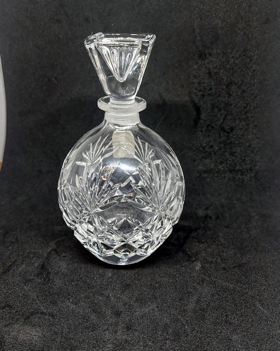 Royal Scot Crystal Perfume Bottle Hand Cut Lead C… - image 3