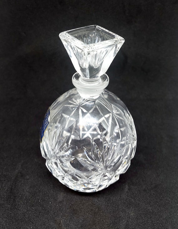 Royal Scot Crystal Perfume Bottle Hand Cut Lead C… - image 6