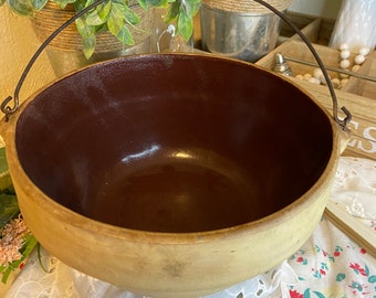 Antique Progressive Pottery Handled Bowl