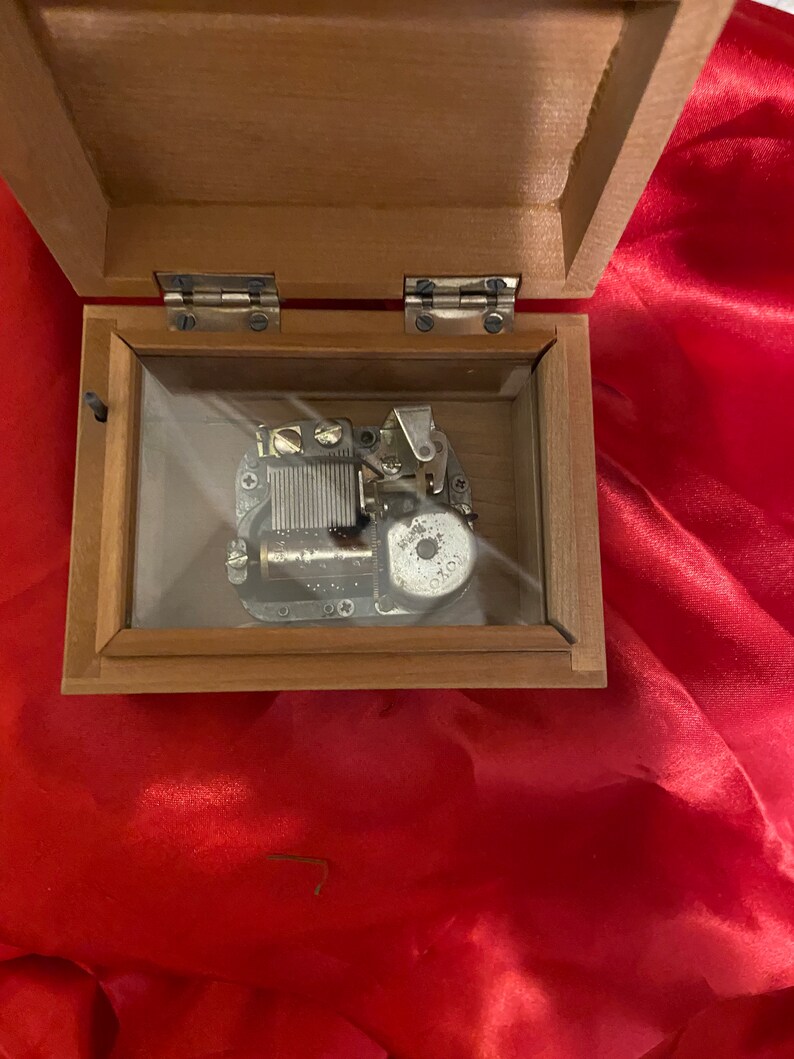 Vintage Hummel Wooden Music Box Raindrops Keep Falling on My Etsy