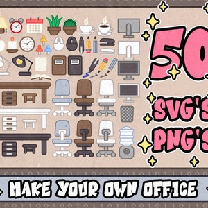 Office svg⎥home office svg⎥Desk Clipart⎥svg for cricut and silhouette⎥trendy svg and png