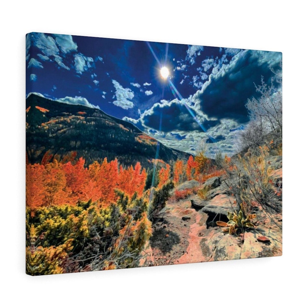 Autumn Mountain Wall Art, Autumn Forest Wall Art, Colorado Wall Art ...