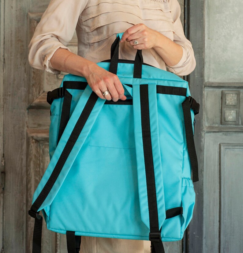 Plein Air Backpack Canvas Carrier Etsy
