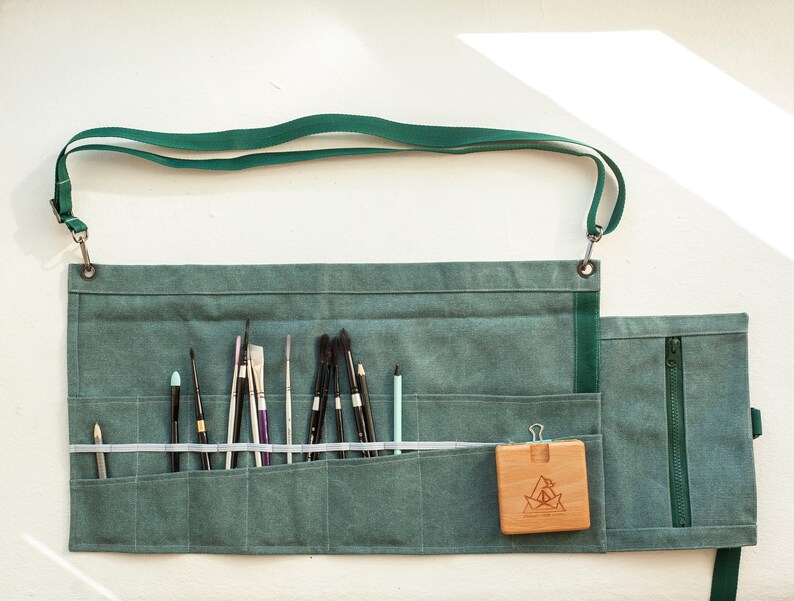 Plein Air Bag Pencil Case Pockets1 Zipper Pouch Plein Air Etsy