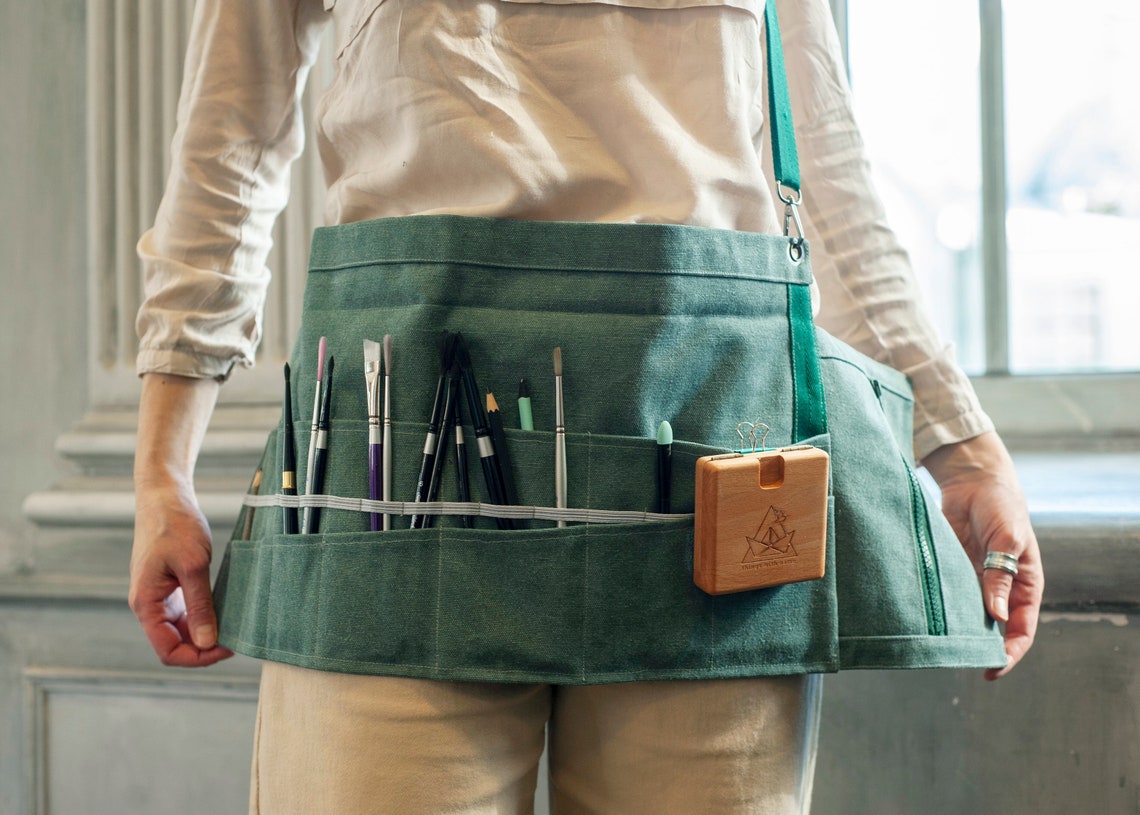 Plein Air Bag Pencil Case Pockets1 Zipper Pouch Plein Air Etsy