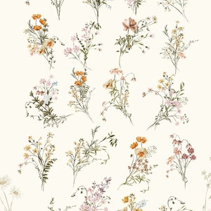 Puede incluir: Veinte ilustraciones de acuarela de ramos de flores en tonos naranja, amarillo, rosa y blanco. Las flores est&aacute;n dispuestas en una variedad de estilos y tama&ntilde;os, y el fondo es de color crema claro. El texto "20 BOUQUETS" y "png transparent background" est&aacute; en la parte superior de la imagen. El texto "BLUMENSOUL" est&aacute; en la parte inferior de la imagen.
