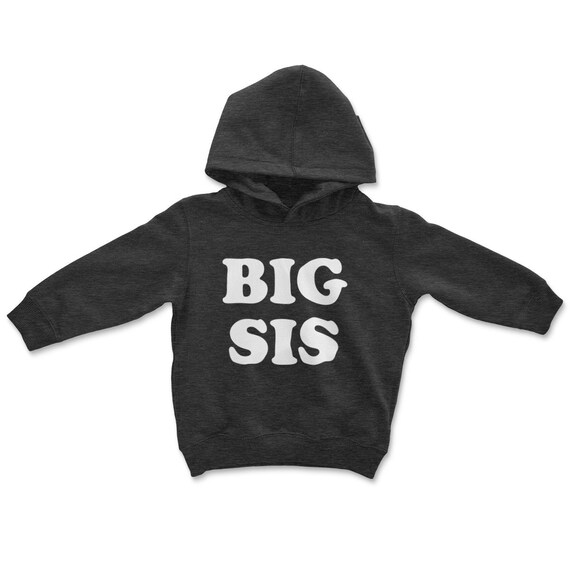 Big Sis Sweatshirt Kleding Unisex kinderkleding Unisex babykleding Hoodies & Sweatshirts Peuter Pullover Fleece Hoodie Big Sister 
