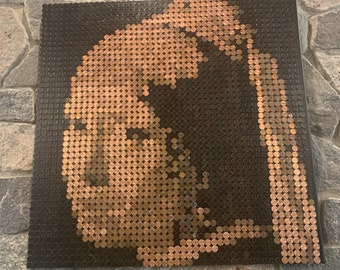 Penny Mosaic-Girl With a Copper Earring