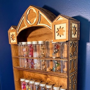 potion dice Wall Display - Laser Cut File - 3mm, 1/8 inch SVG, PDF