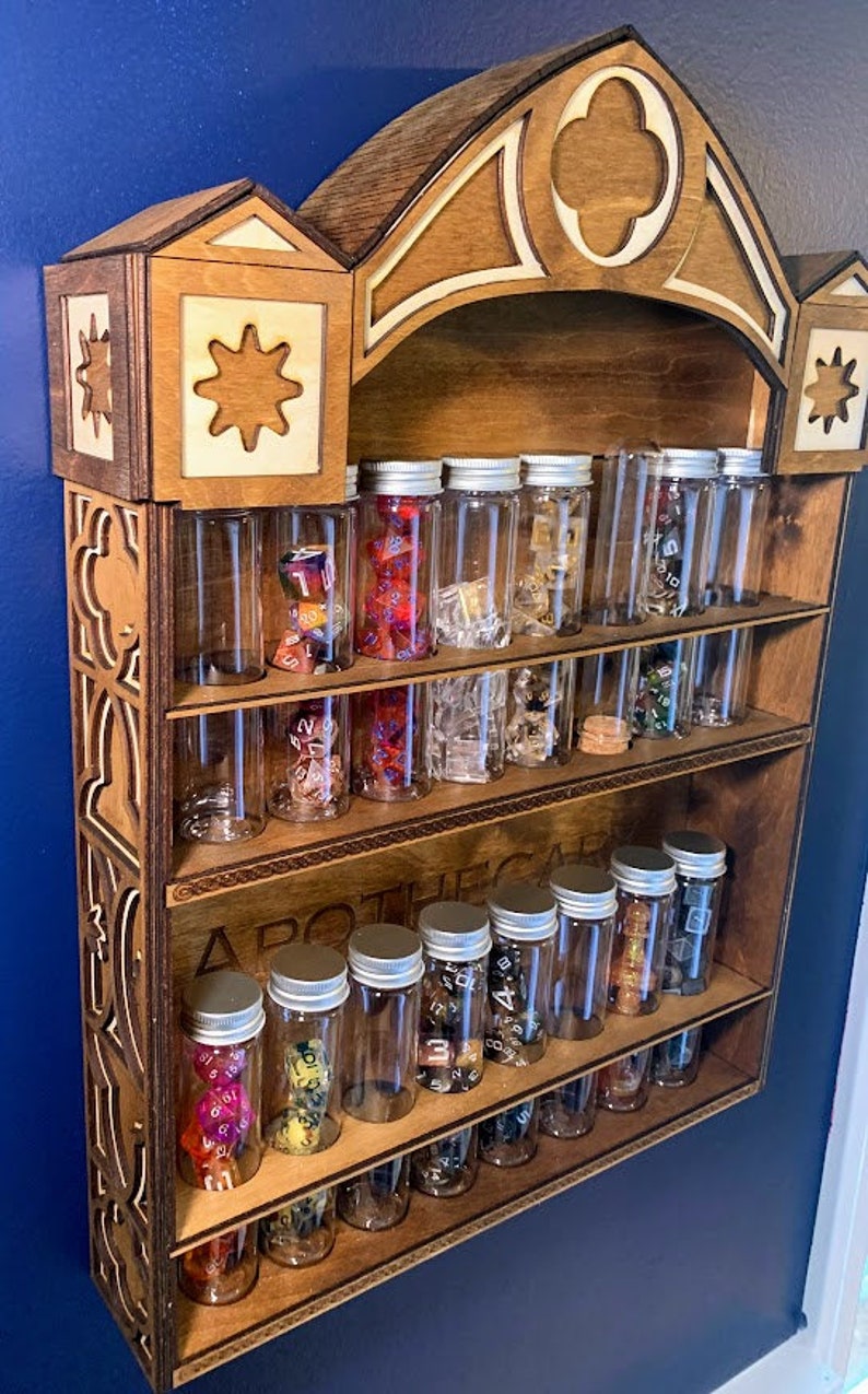 Potion Dice Wall Display Laser Cut File 3mm 1/8 Inch SVG Etsy