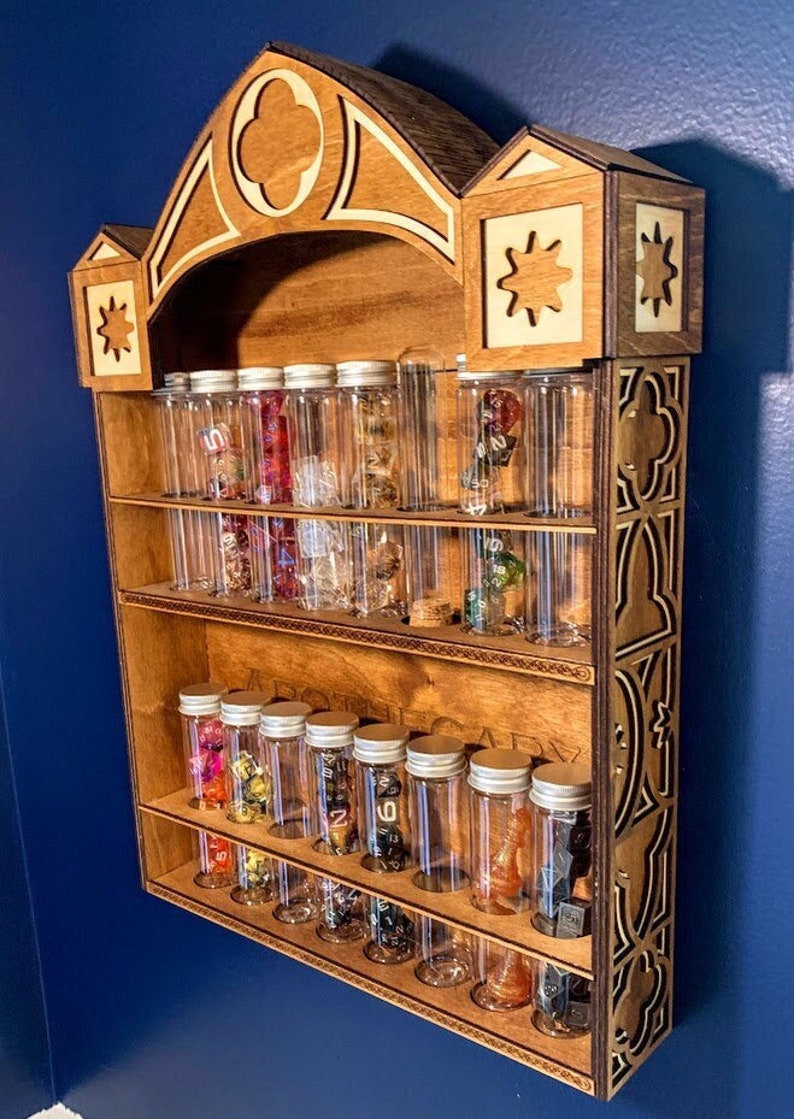 Potion Dice Wall Display Laser Cut File 3mm 1/8 Inch SVG Etsy Ireland