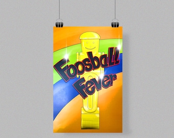 Foosball Fever Print